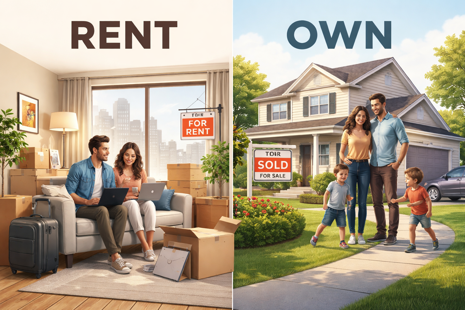 Owning a Home vs Renting a Home